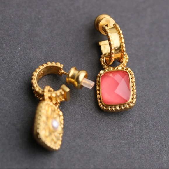 Julie Vos Marbella Hoop & Charm Earring - Picture 5 of 8